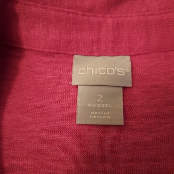 Hot pink button front cardigan - Picture 3 of 6